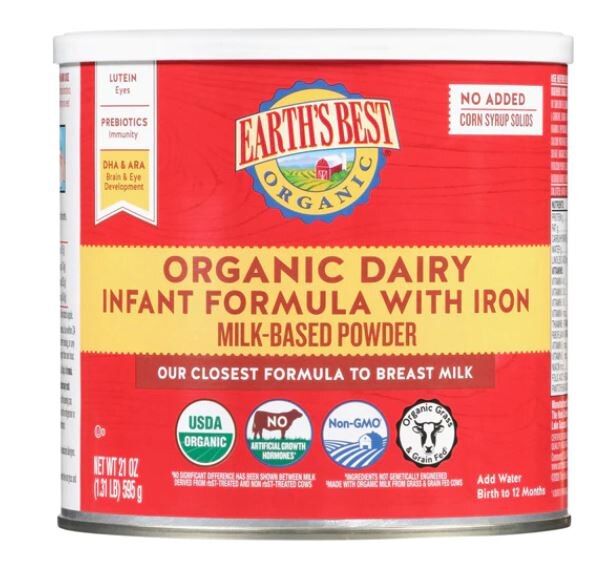 Earth’s Best Organic Baby Formula | Vitacost.com/Blog