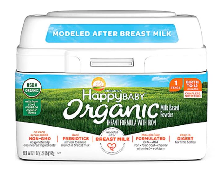 Happy Baby Organic Infant Formula With Iron | Vitacost.com/Blog