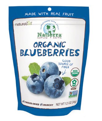 Nature's All Foods Organic Freeze-Dried Raw Blueberries | Vitacost.com/blog
