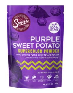 Suncore Foods Organic Purple Sweet Potato Supercolor Powder | Vitacost.com/Blog