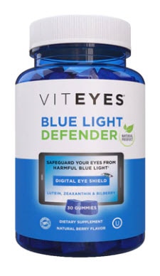 Viteyes Blue Light Defender Gummies Natural Berry | Vitacost.com/blog