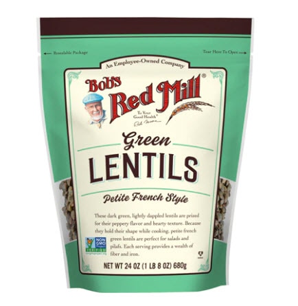 Bob's Red Mill Petite French Style Green Lentils | Vitacost.com/blog
