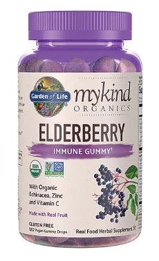 Garden of Life mykind Organics Immune Gummy Elderberry | Vitacost.com/Blog