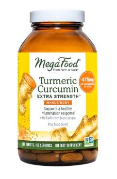 MegaFood Turmeric Curcumin Extra Strength Whole Body | Vitacost.com/Blog