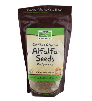 NOW Alfalfa Seeds for Sprouting | Vitacost.com/blog