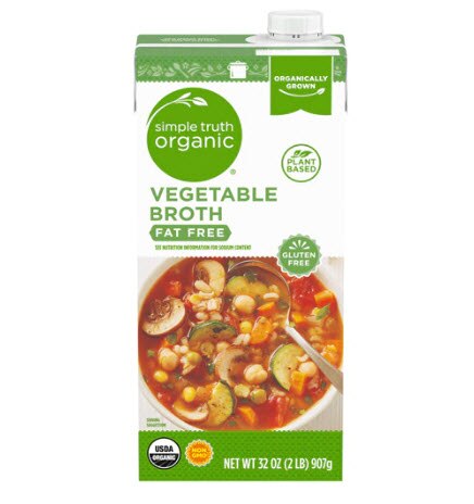 Simple Truth Organic Fat Free Vegetable Broth | Vitacost.com/blog
