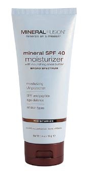 Mineral Fusion Mineral SPF 40 Facial Moisturizer | Vitacost.com/Blog