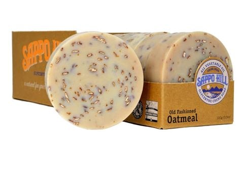 Sappo Hill Glycerine Cream Soap Old Fashioned Oatmeal | Vitacost.com/Blog