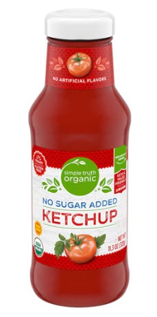 Simple Truth Organic No Sugar Added Ketchup | Vitacost.com/blog