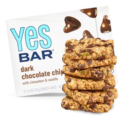 The YES Bar Vegan Gluten Free Real Food Low Sugar Paleo Snack Bar Dark Chocolate Chip | Vitacost.com/blog