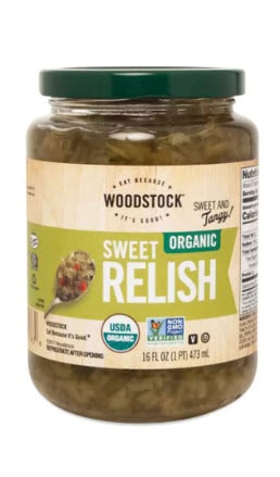 Woodstock Organic Sweet Relish | Vitacost.com/blog