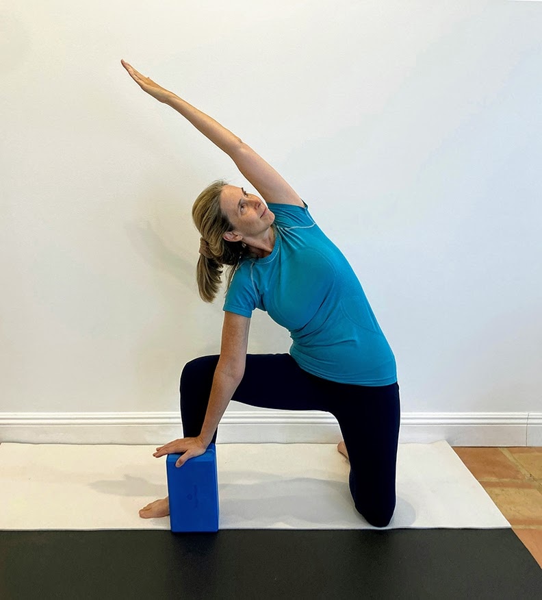 5 - Parighasana leg at right angle =Gate Pose