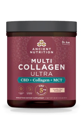 Ancient Nutrition Multi Collagen Ultra Vanilla Chai | Vitacost.com/blog