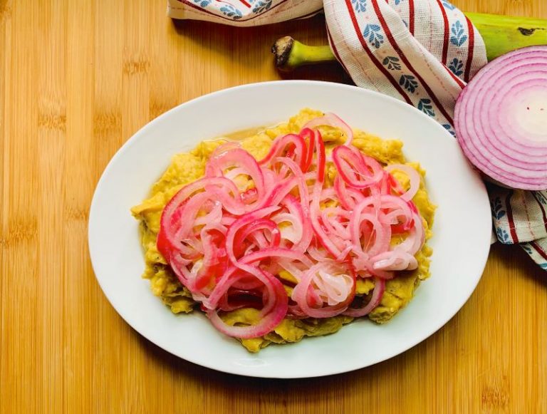 Dominican Mangu With Pickled Red Onion Vitacost Blog