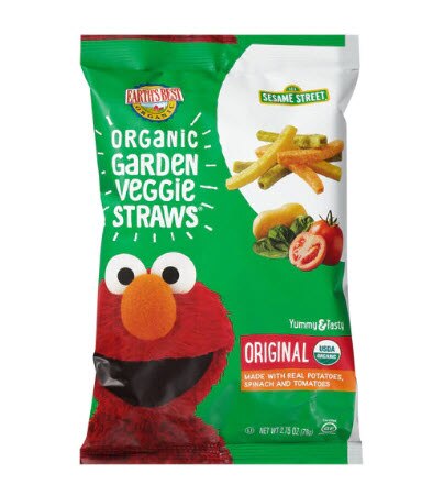 Earth's Best Organic Sea Salt Veggie Straws Snacks