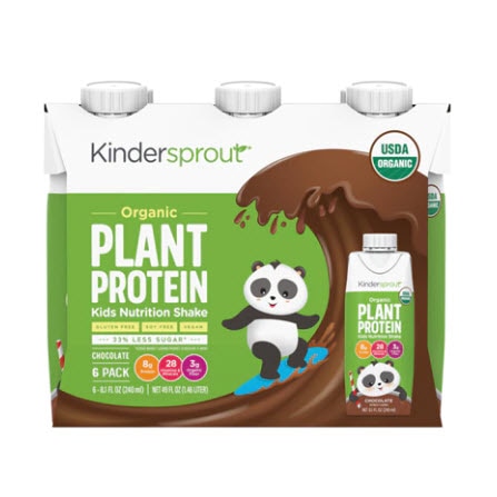 Kinderlyte Kindersprout Organic Plant Protein Kids Nutrition Shake Chocolate