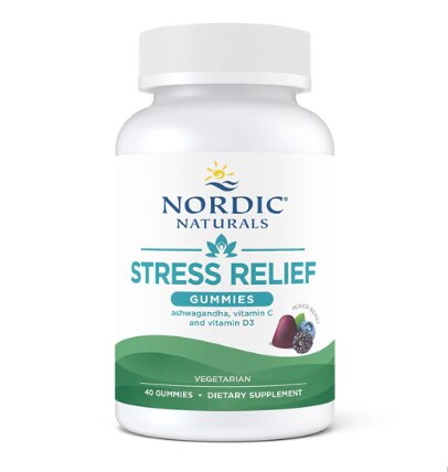 Nordic Naturals Stress Relief Gummies Mixed Berry