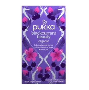 Pukka Organic Caffeine-Free Blackcurrant Beauty With Rosehip Herbal Tea Bags