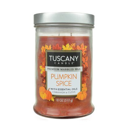 Tuscany Candle Scented Jar Candle Pumpkin Spice