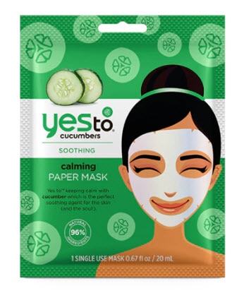 Yes To Inc Yes to Cucumber Soothing Paper Mask