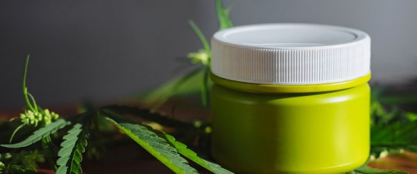 Topical CBD Hemp Lotion in Glass Jar