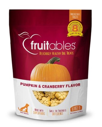 Fruitables Baked Dog Treats Pumpkin & Cranberry