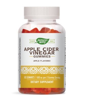 Nature's Way Apple Cider Vinegar Gummies Apple