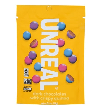 Unreal Crispy Quinoa Gems Candy
