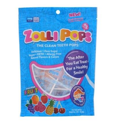 Zolli Pops The Clean Teeth Pops Assorted Fruit