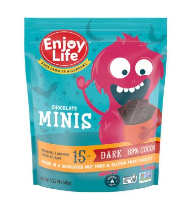 Enjoy Life Halloween Dark Chocolate Candy Bars