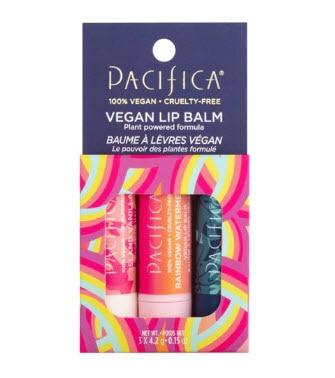 Pacifica Vegan Lip Balm Set of 3