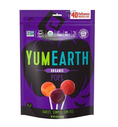 Yum Earth Organic Halloween Fruit Pops
