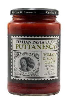 Konjac Pasta with Olive-Tomato Sauce - A Lady In France