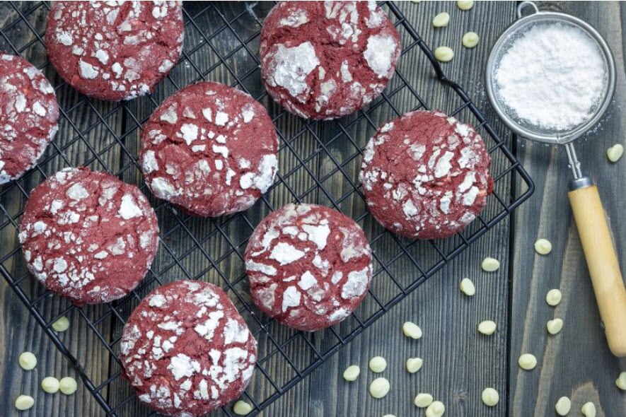 Gluten-Free Red Velvet Cookies