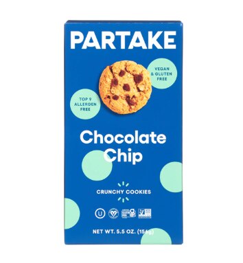 Partake Gluten Free Vegan Cookies Chocolate Chip