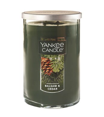 Yankee Candle Large Tumbler Scented Candle Balsam & Cedar