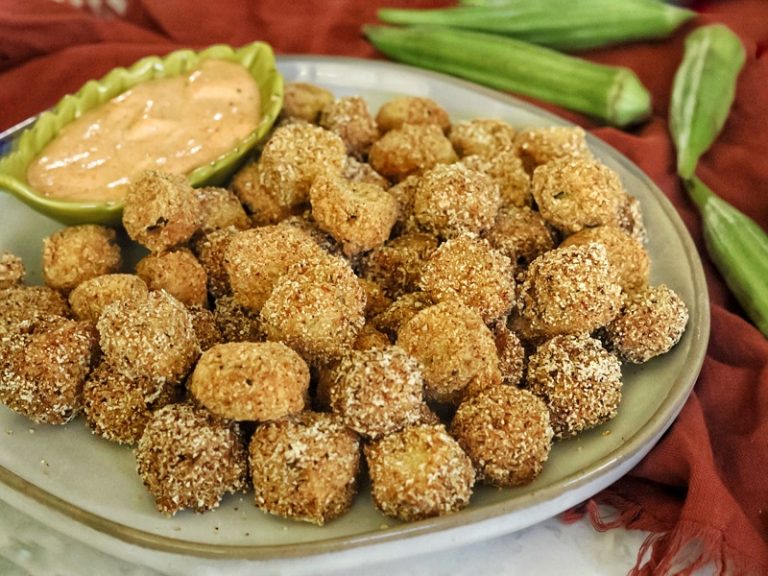 Air Fryer Okra With Remoulade Vitacost Blog