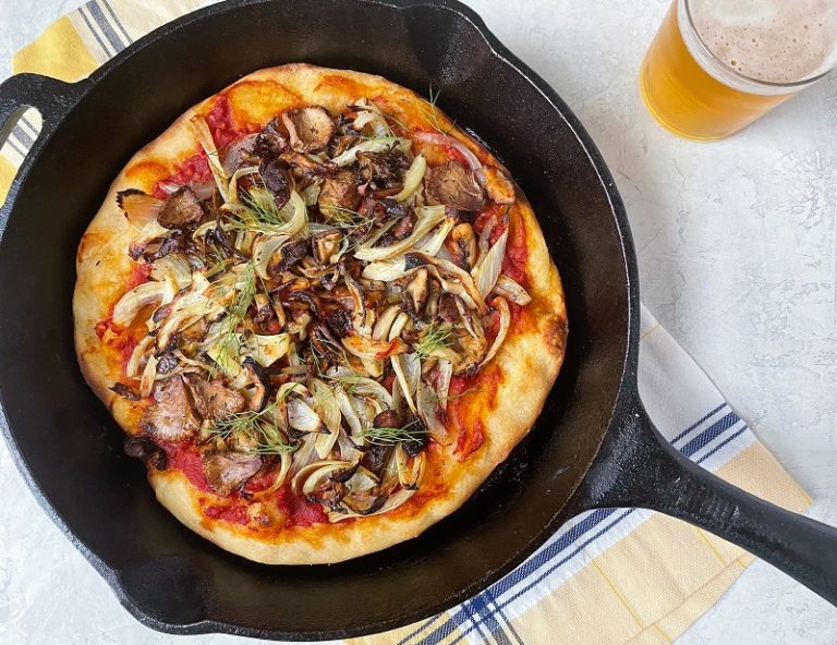 Mushroom & Fennel Cast Iron Skillet Pizza Vitacost Blog