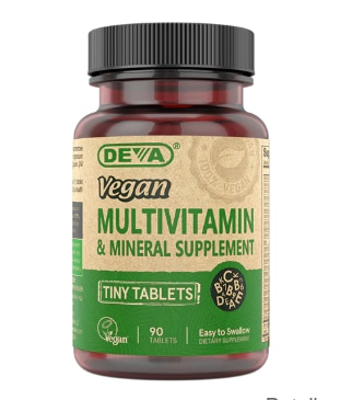 Deva Vegan Multivitamin & Mineral Tiny Tablets