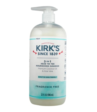 Kirk's 3-In-1 Head To Toe Nourishing Cleanser Fragrance Free