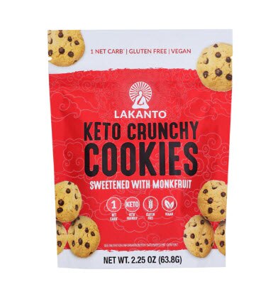 Lakanto Keto Crunchy Cookies Chocolate Chip