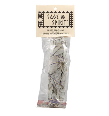 Sage Spirit Small Native American 5 Inch Incense White Sage