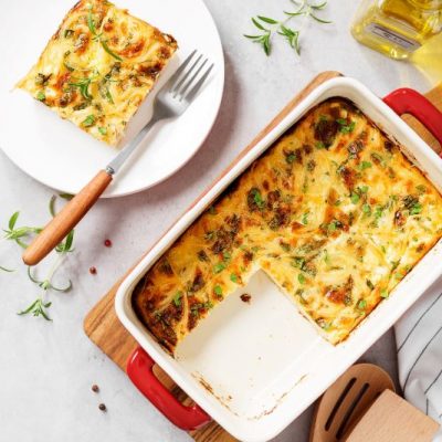 Breakfast Egg & Spaghetti Squash Casserole