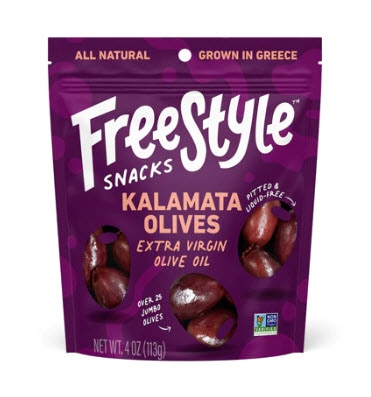 FreeStyle Snacks Kalamata Olives Extra Virgin Olive Oil
