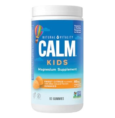 Natural Vitality Calm Kids Gummies Sweet Citrus