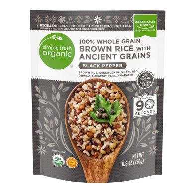 Simple Truth Organic Brown Rice With Ancient Grains Black Pepper