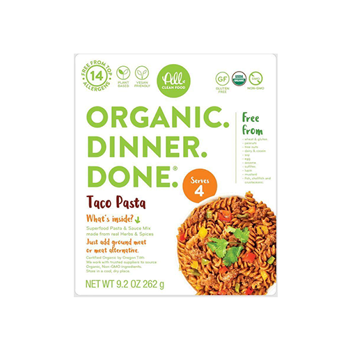 All Clean Food Organic Taco Pasta