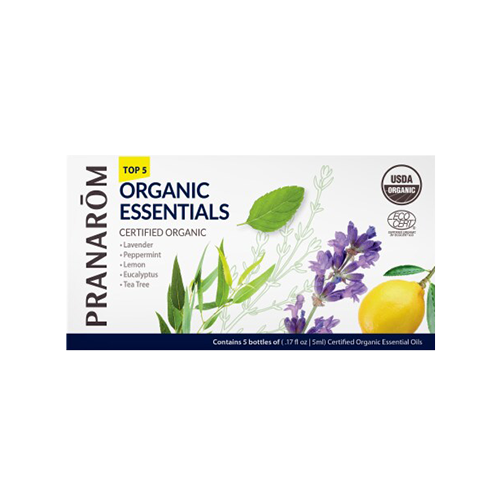Pranarom Organic Essentials Top 5 Oils Kit