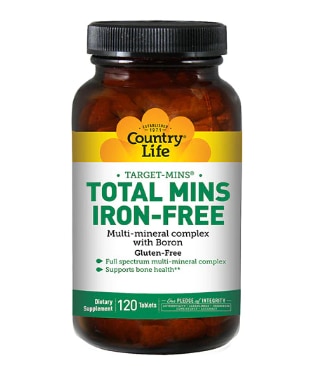 Country Life Total Mins Iron-Free Multi-Mineral Complex