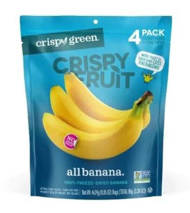 Crispy Green Crispy Fruit - 4 Pack All Banana